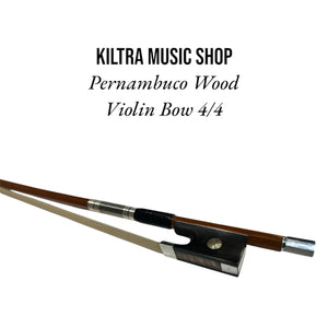 Pernambuco Wood Violin Bow 4/4