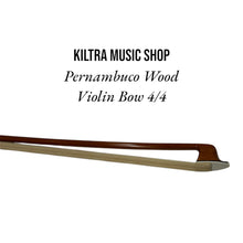 Load image into Gallery viewer, Pernambuco Wood Violin Bow 4/4
