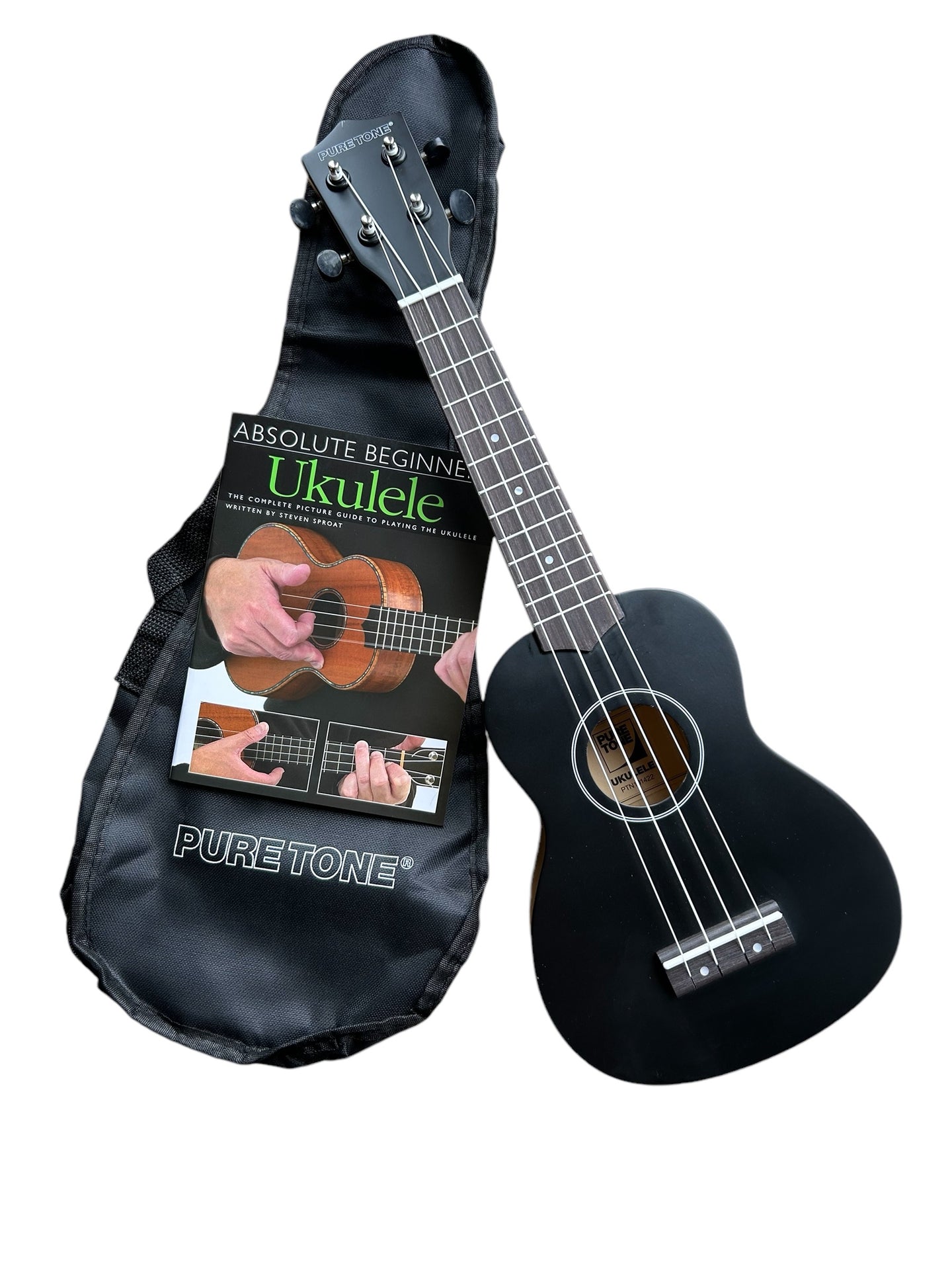 Ukulele: Pure Tone Soprano Ukulele Black Pack