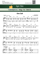 Load image into Gallery viewer, One Call by Angela Mahon (Sheet Music)
