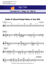 Load image into Gallery viewer, Lead Sheet Bundle, Prince of Peace, Psalm 31 (Good Friday), Turn onto Him (Lead Sheets)
