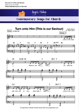 Load image into Gallery viewer, Turn onto Him (This is our Saviour) by Angela Mahon (Physical Booklet of Sheet Music)
