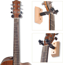 Load image into Gallery viewer, 2 Pack of High Quality Wooden Guitar Hook. Guitar Wall Mount
