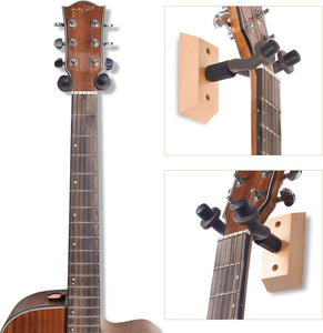 2 Pack of High Quality Wooden Guitar Hook. Guitar Wall Mount