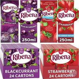 Ribena Strawberry/Blackcurrant juice box