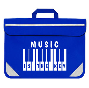 MUSIC BAG Royal blue - Piano/keyboard - Music is the key