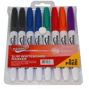 Whiteboard markers Slim bright