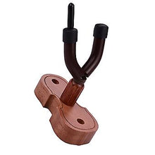 Load image into Gallery viewer, Hardwood Violin Hanger Hook with Bow Holder for Wall Mount kit
