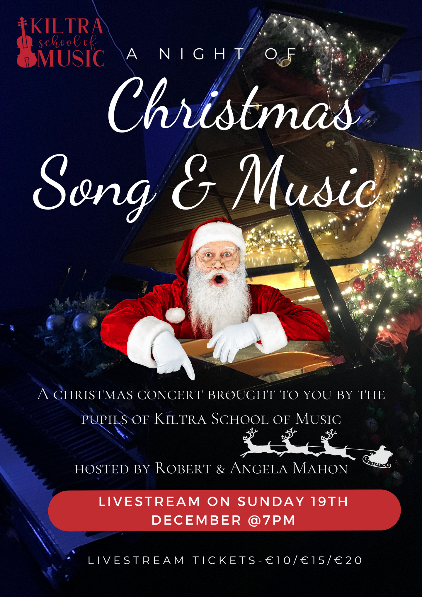 A Night of Christmas Song & Music-Livestream