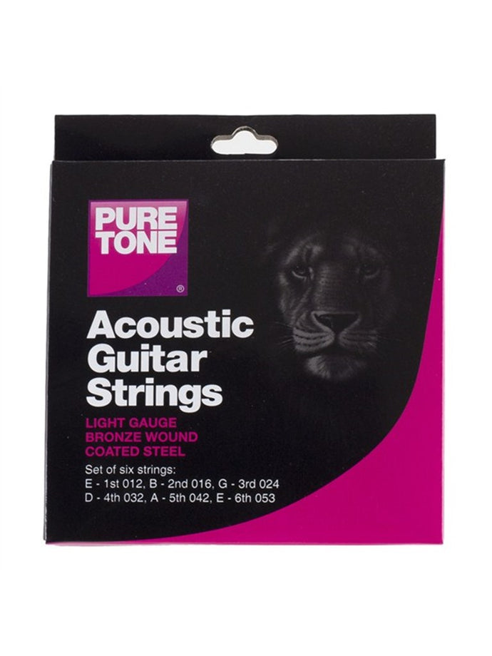 ACOUSTIC GUITAR STRINGS: PURE TONE: - Kiltra School of Music Shop